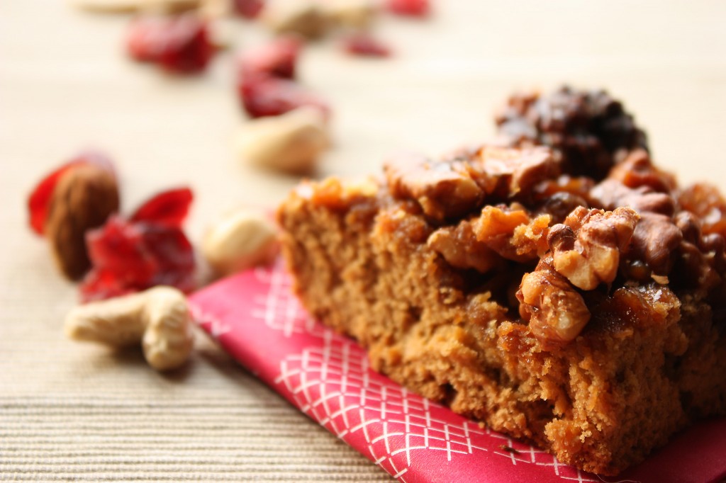 Kuchen auf Serviette